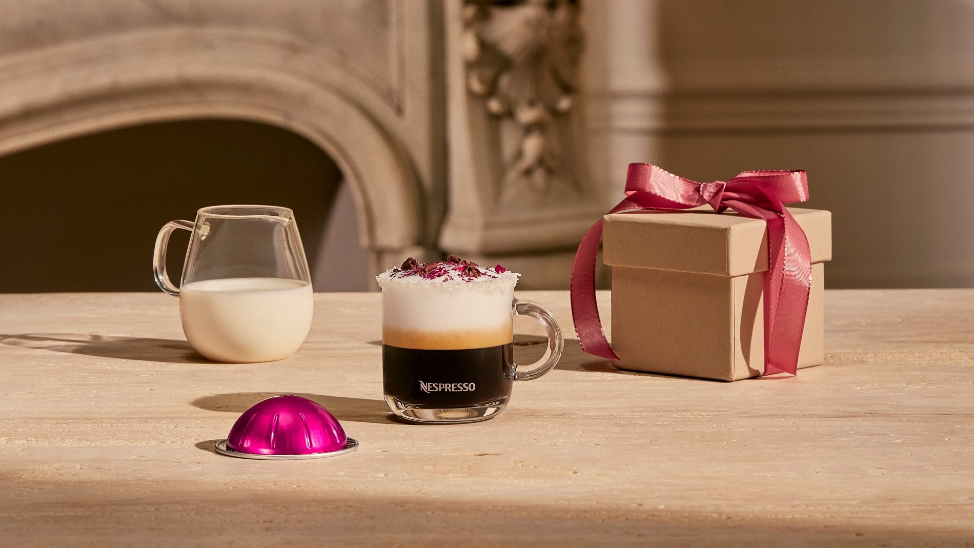 Toccanto White Chocolate with Rose and Coconut Viennese Style Coffee
